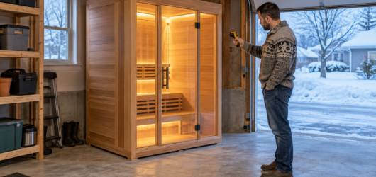 Can You Put an Indoor Sauna in an Unheated Garage?